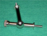 Jenks' Seat Thumb Bolts in bright Nickel plate